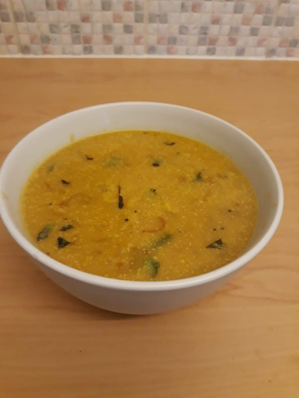 Quick besan curry besan kurma nams corner