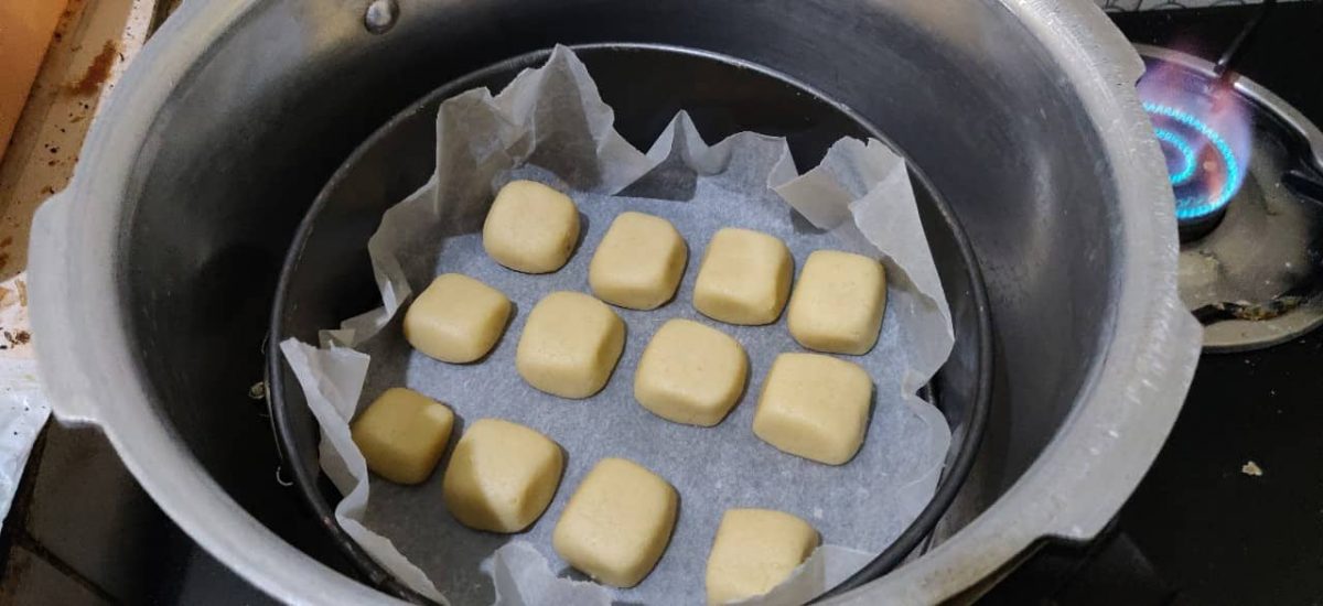 Ghee Biscuits in pressure cooker Ghee cookies without oven 3