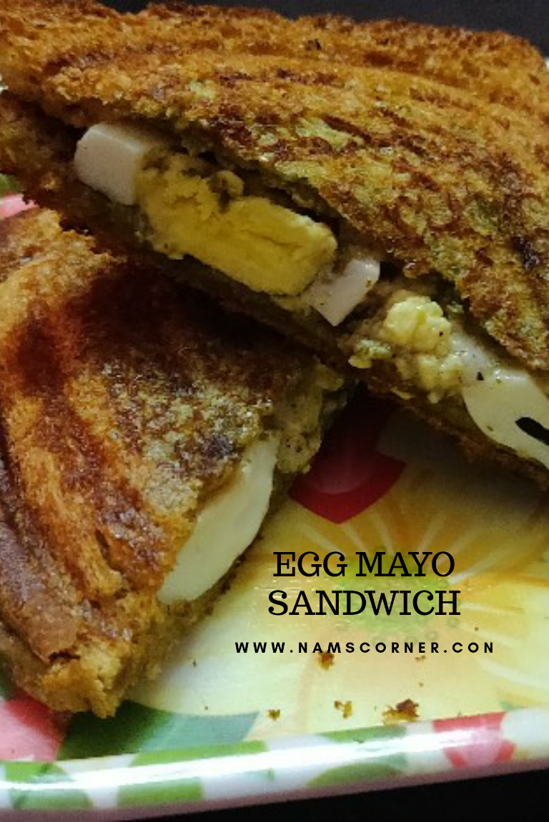 Egg Mayo Sandwich recipe Egg Mayonnaise Toast Recipe Egg mayo