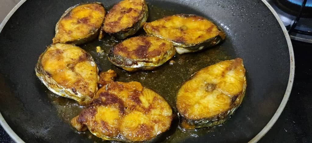 fish_biryani - flip the fish