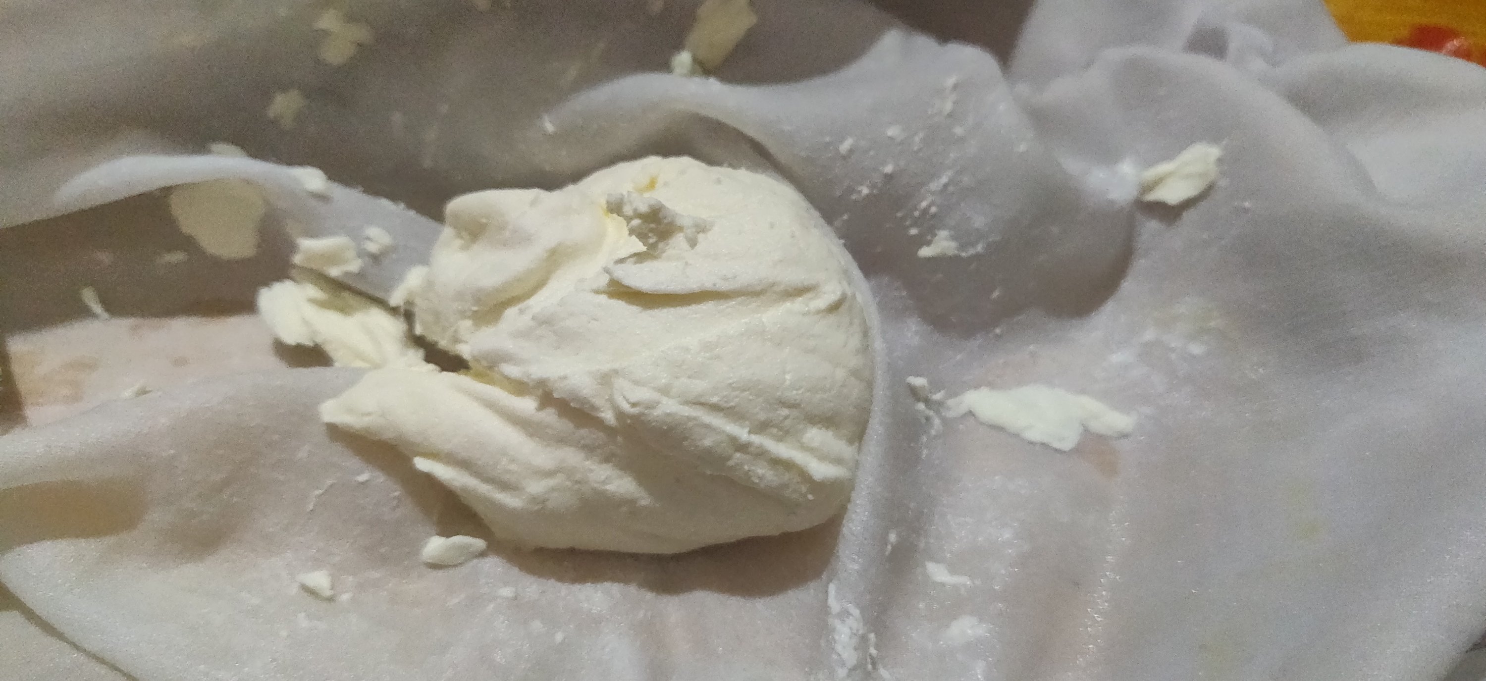 Garlic onion yogurt dip - hung curd ready