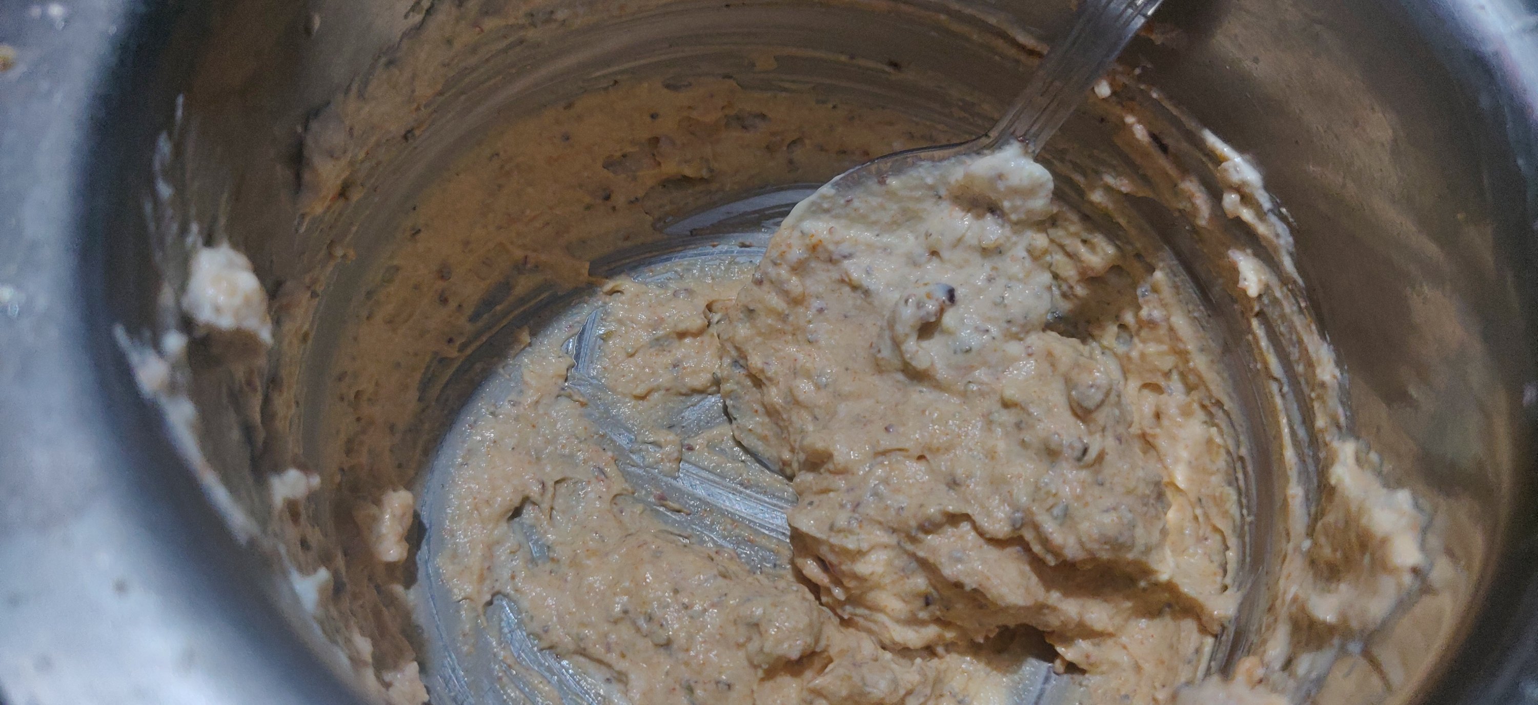 Garlic onion yogurt dip - mix everything together