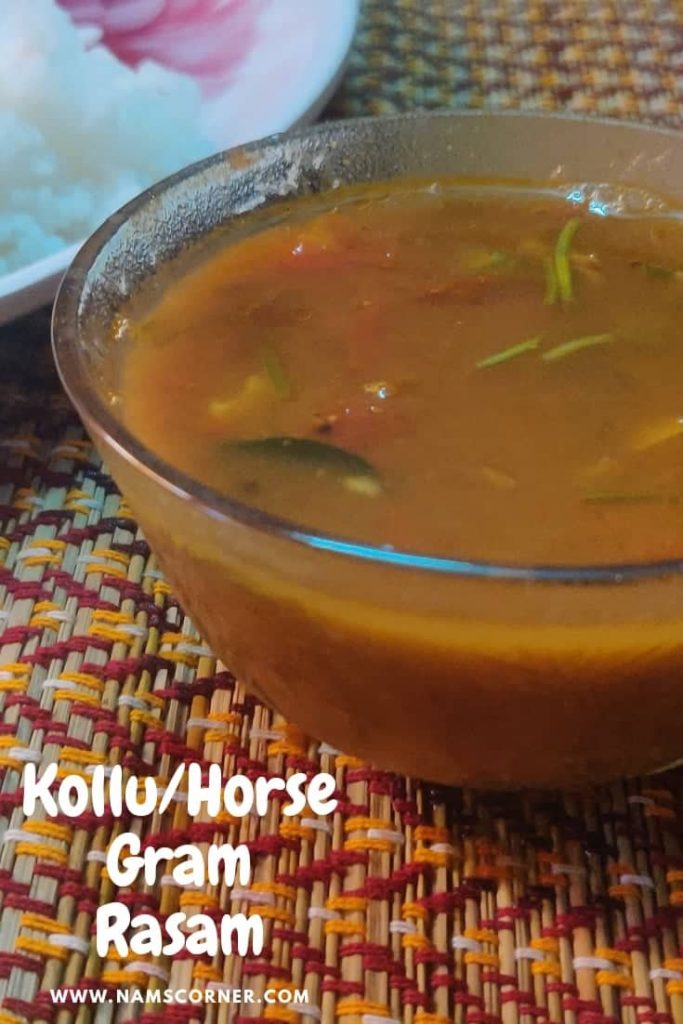 Chol Rasm Kollu Rasam Recipe | Horse Gram Rasam Recipe - nams corner