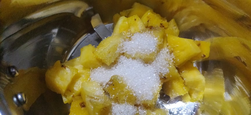 pineapple_juice -Add sugar to it