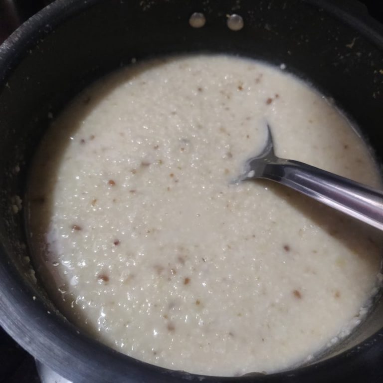 Foxtail Millet Porridge Recipe | Millet Porridge using Coconut Milk ...