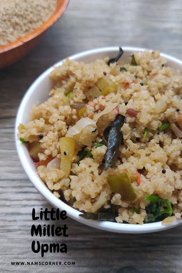Little Millet Upma Recipe Samai Upma nams corner