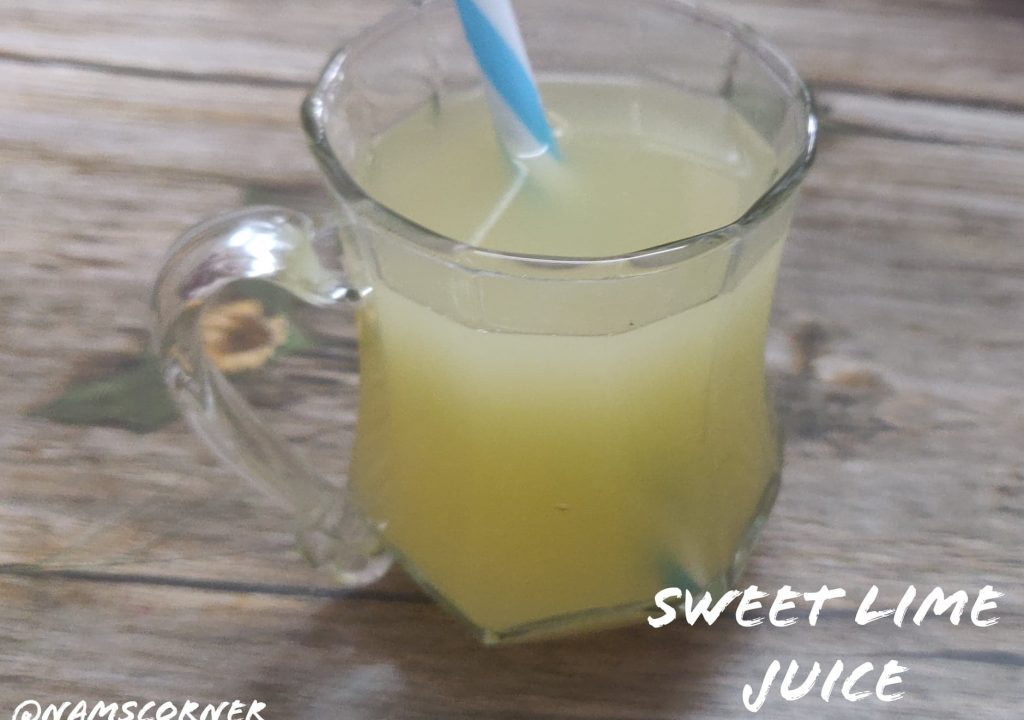 Sweet Lime Juice Recipe Mosambi Juice nams corner
