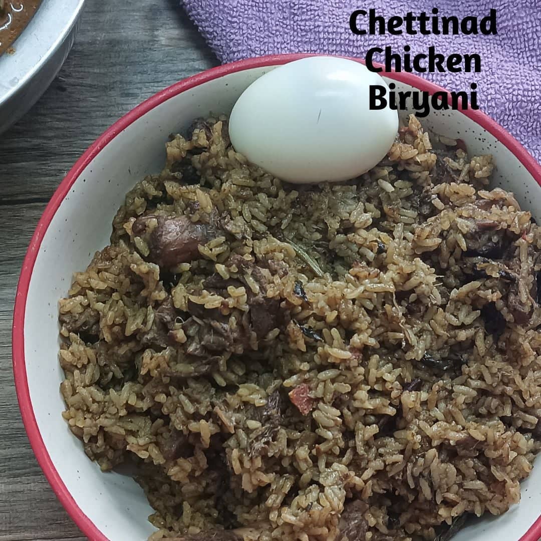 Chettinad Chicken Biryani | Chettinad Nattu Kozhi Biryani - nams corner