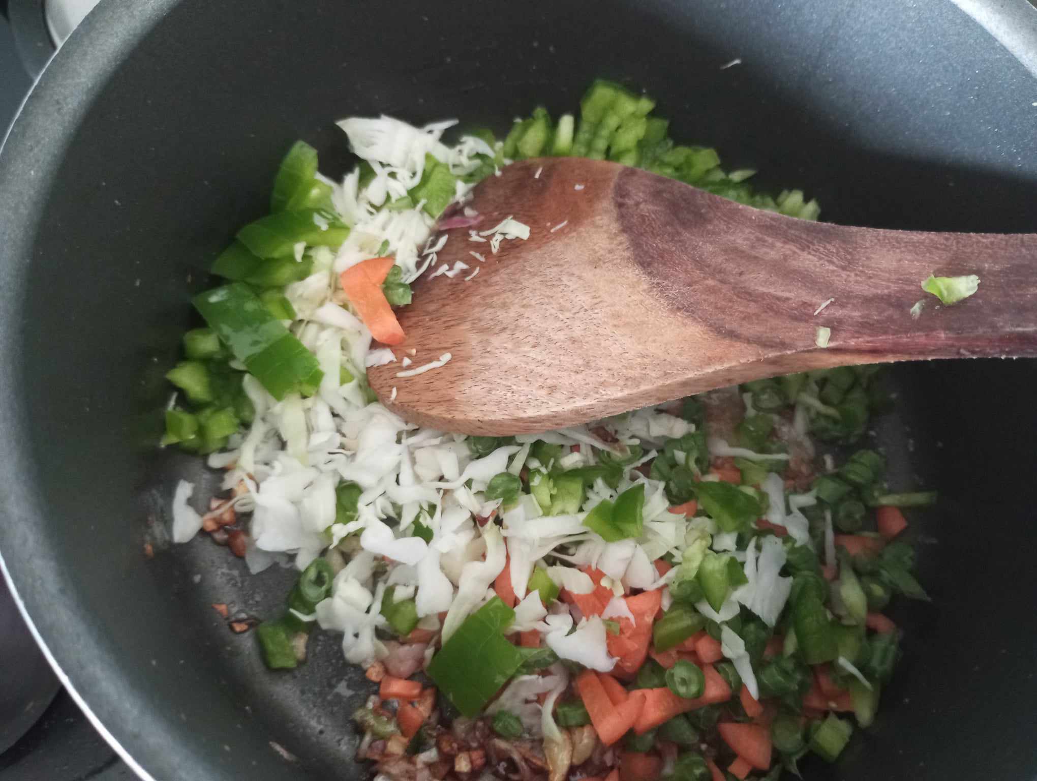 Vegetable Soup - add vegetable